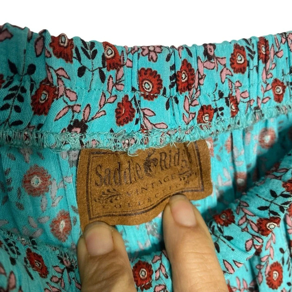 Saddle Ridge vintage collection long button front western thin skirt. Sz-28 - Picture 8 of 12